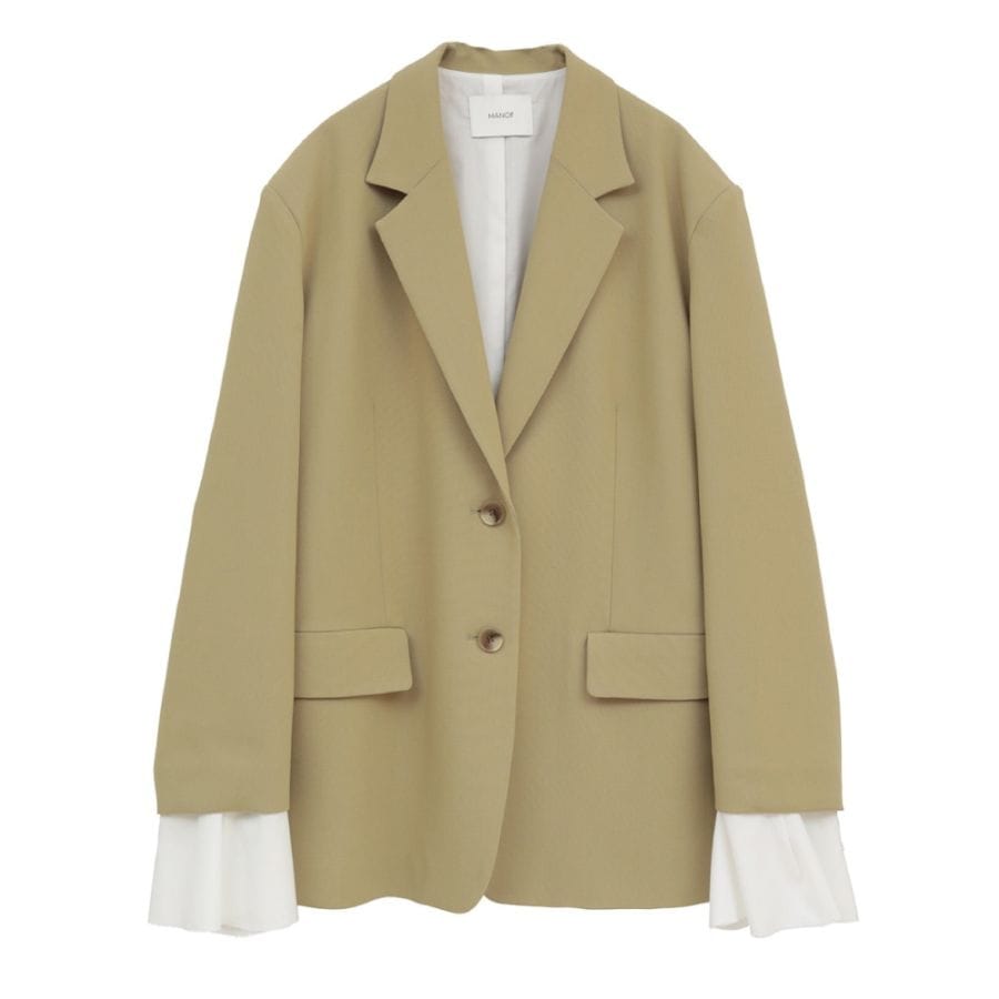 MANOF(マノフ) OVER SIZED LAYERED JACKET