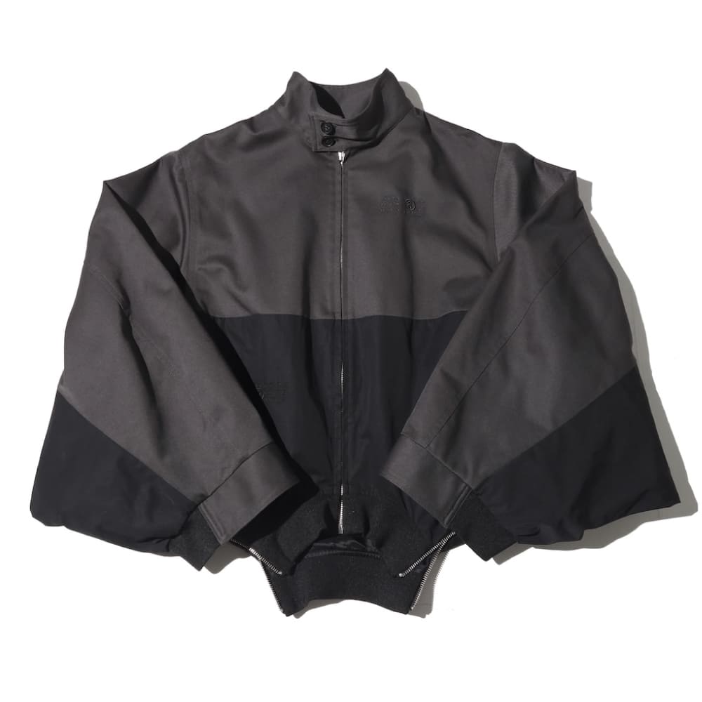 MM6 Maison Margiela(エムエムシックスメゾンマルジェラ) ミラード ツートーン ジップジャケット