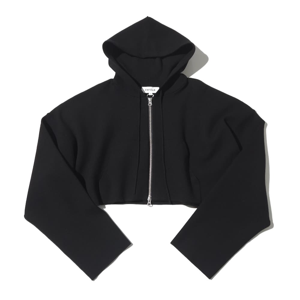 ENFOLD(エンフォルド) KNIT HOODIE
