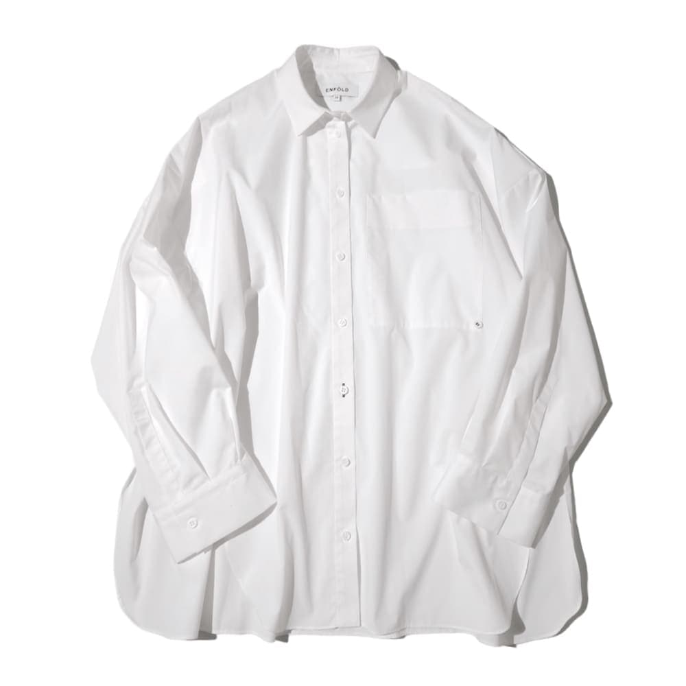ENFOLD(エンフォルド) TWO-WAY BASIC SHIRT