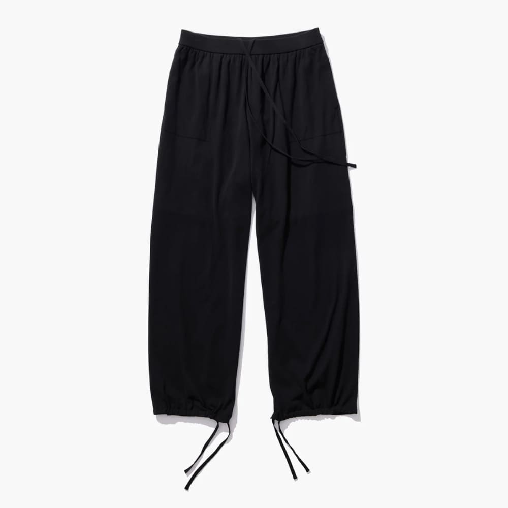 ATON(エイトン) HIGH TWIST COTTON WIDE EASY PANTS