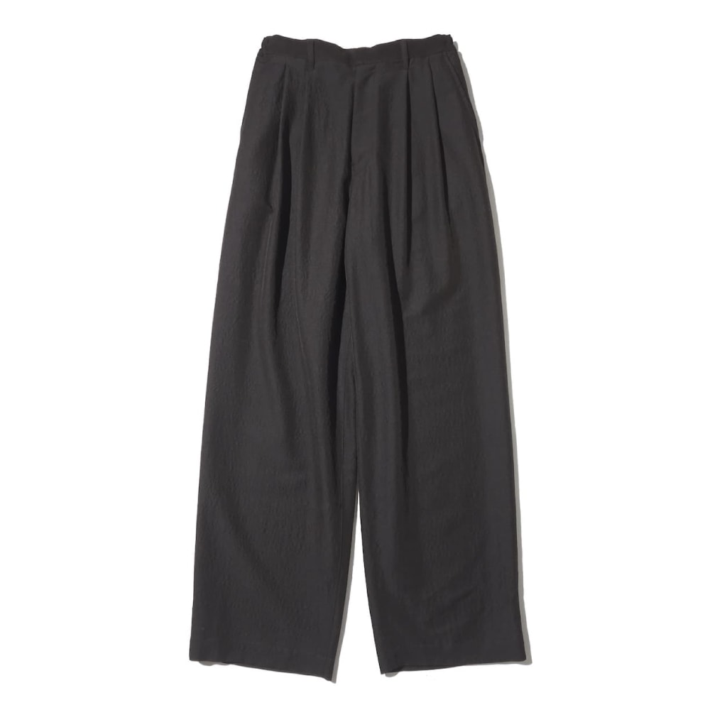 ssstein(シュタイン) WOOL SILK WIDE EASY TROUSERS