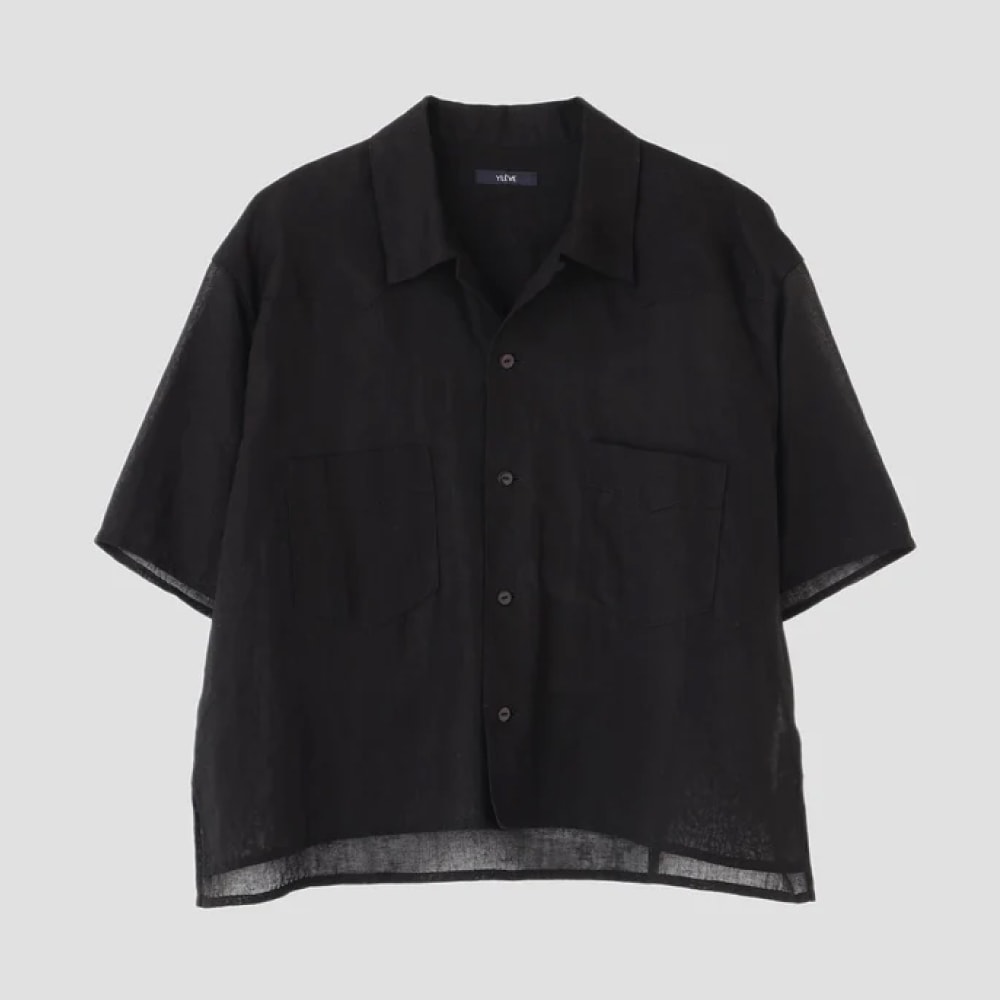 YLEVE(イレーヴ) COTTON RAMIE VOILE HAND STITCH SHIRT