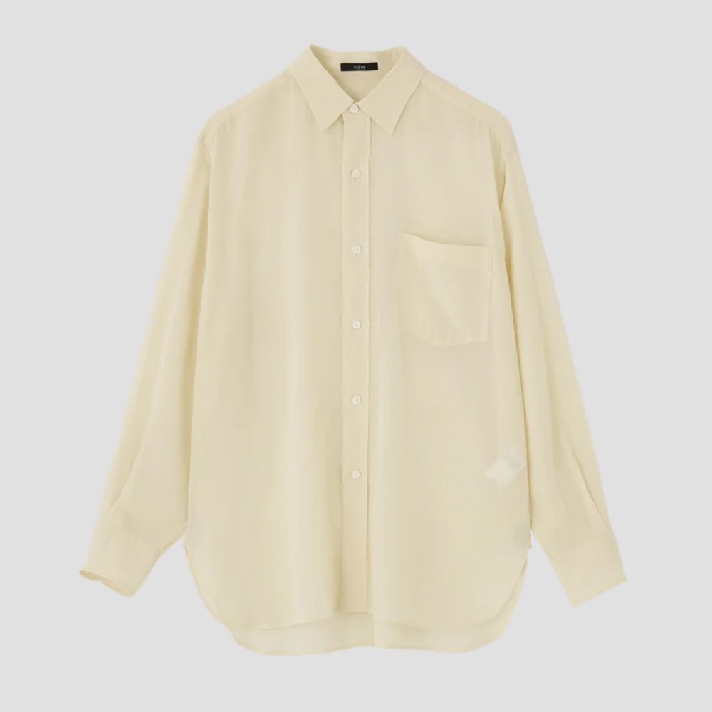 YLEVE(イレーヴ) COTTON VOILE LAWN LONG SLEEVE SHIRT