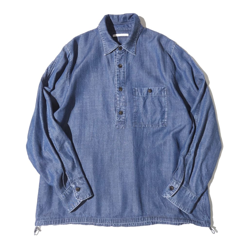 IRENISA(イレニサ) EXTENDED YOKE PULLOVER SHIRT