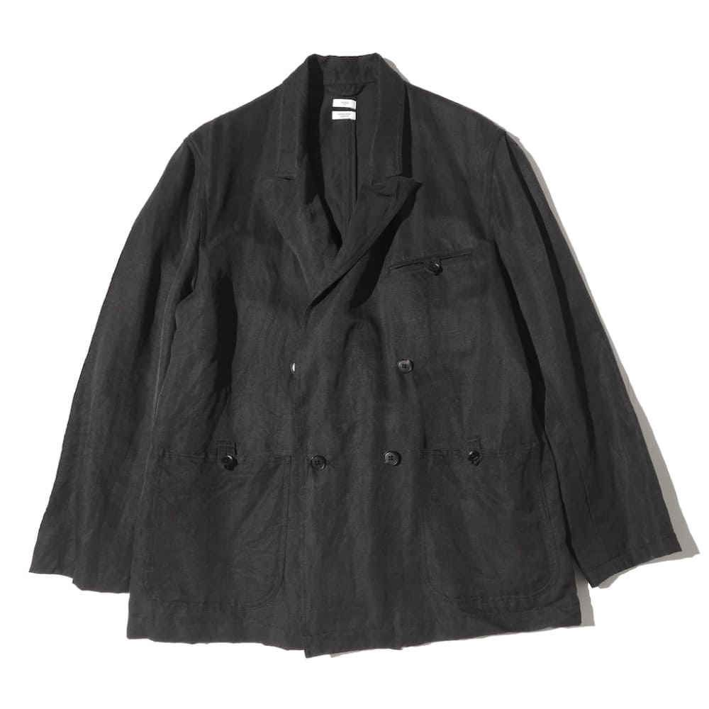 YOKE(ヨーク) Linen Silk Kersey Double Breasted Blezer