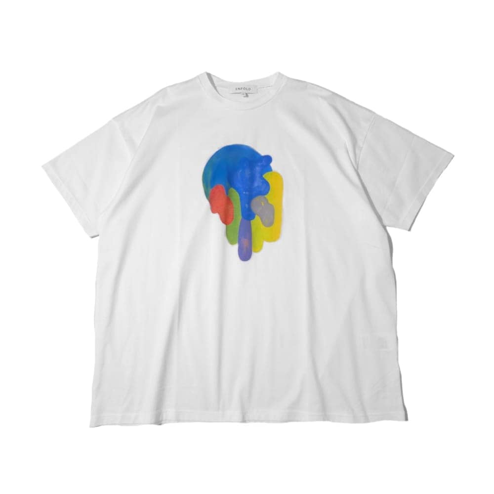 ENFOLD(エンフォルド) SPACE DISTORTION T-SHIRT