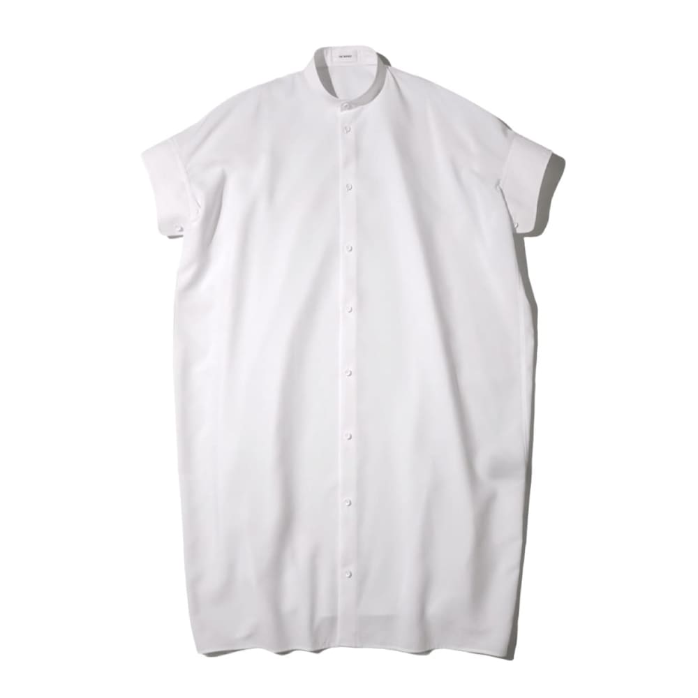 THE RERACS(ザリラクス) BAND COLLAR BIG SHIRTS DRESS