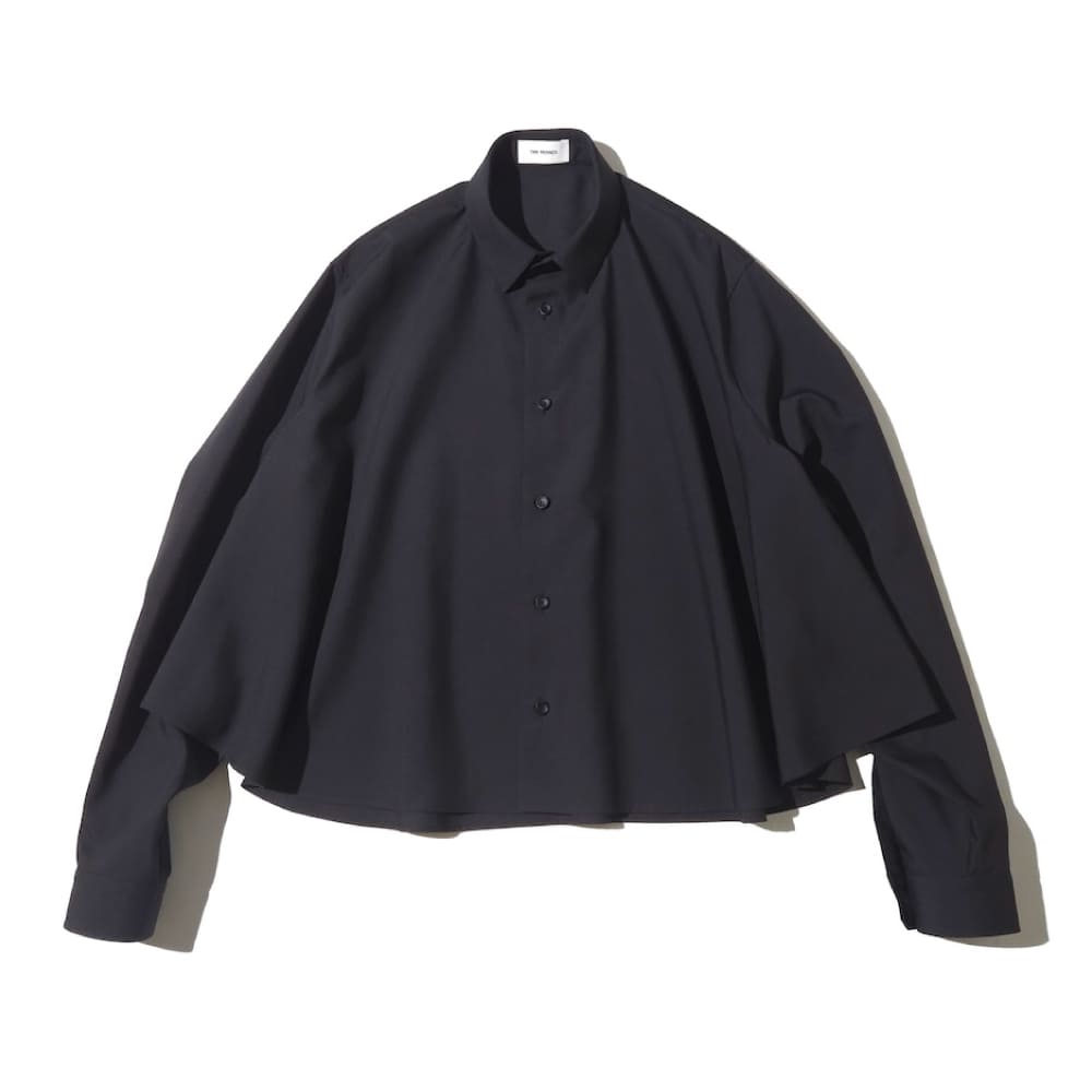 THE RERACS(ザリラクス) REGULAR COLLAR A-LINE SHIRT