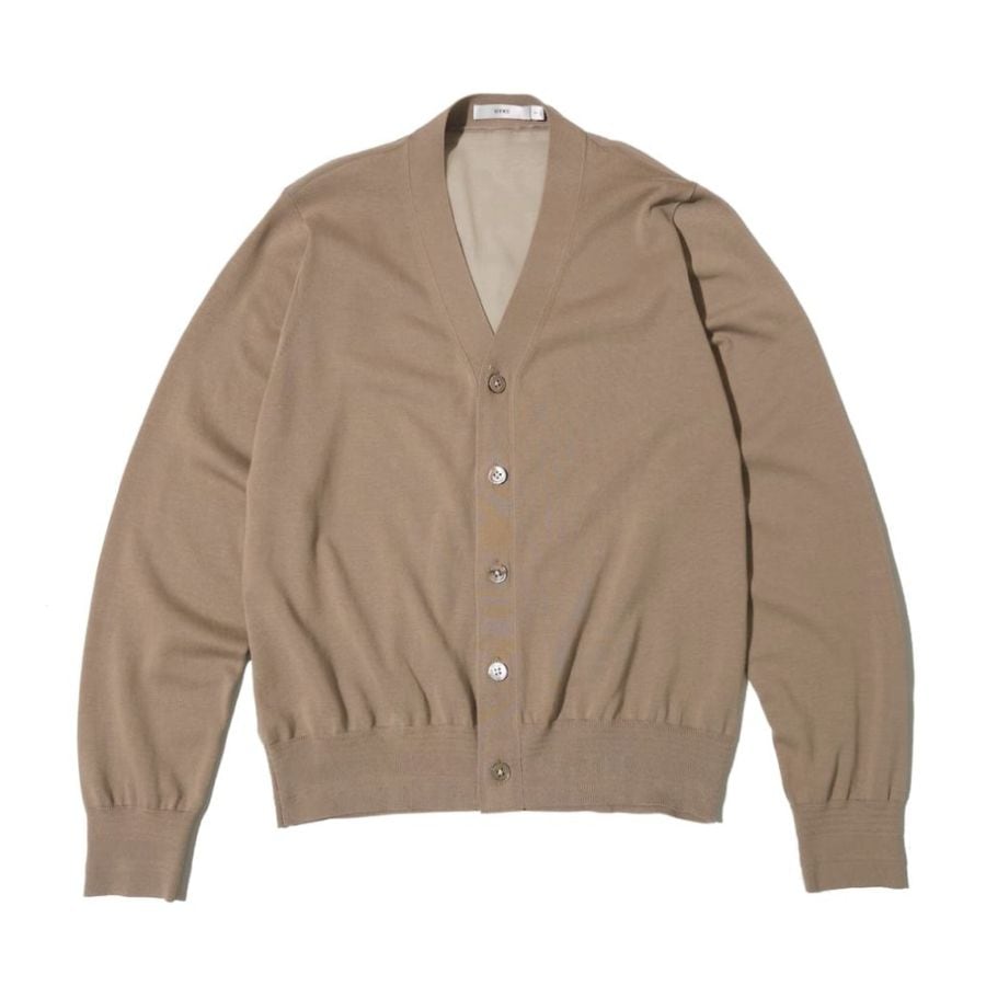 HYKE(ハイク) SHEER BACK KNIT CARDIGAN