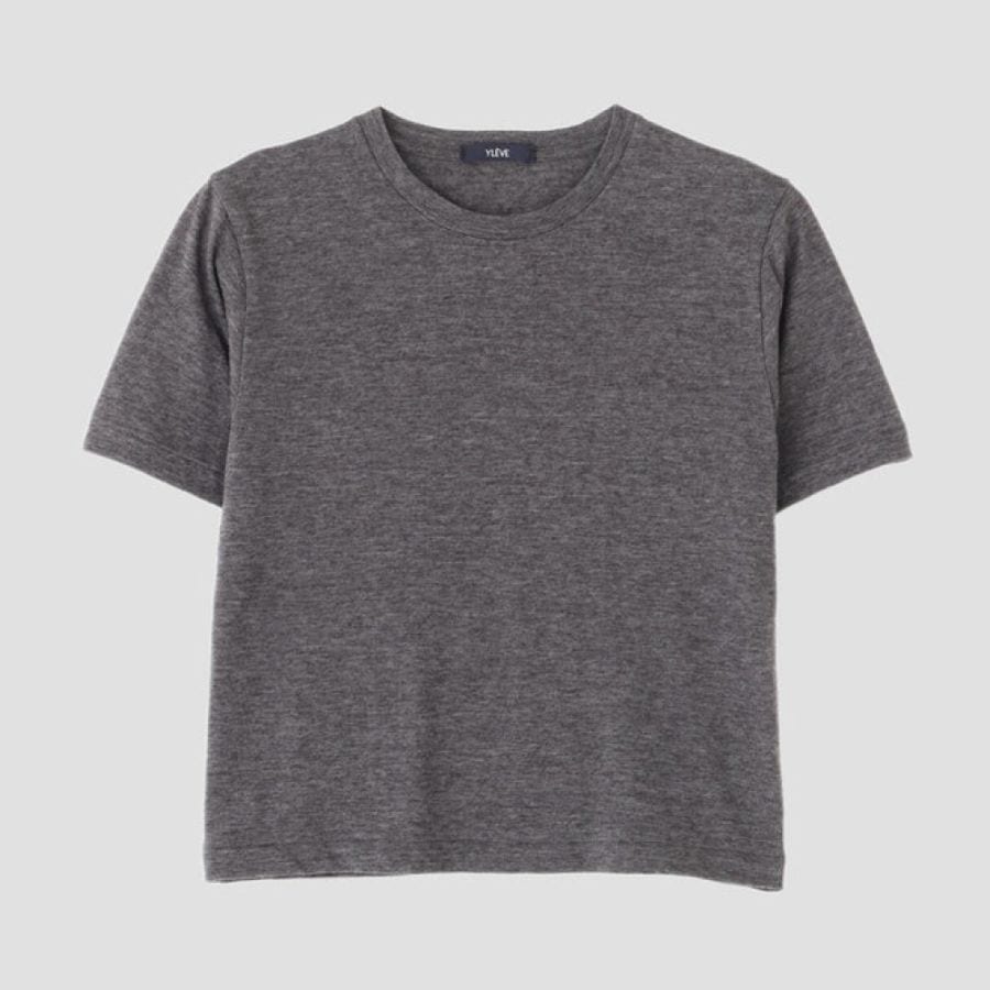 YLEVE(イレーヴ) TETRON COTTON SLUB YARN JERSEY T-SHIRT