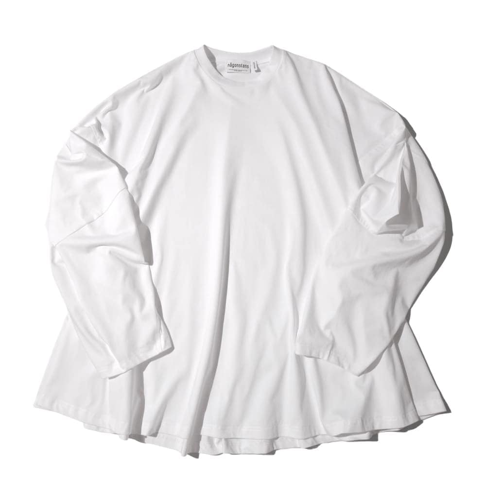 nagonstans ナゴンスタンス shape loose Tshirt nagonstans(ナゴンスタンス)｜rock t-shirt/Salt の通販｜ELLESHOP