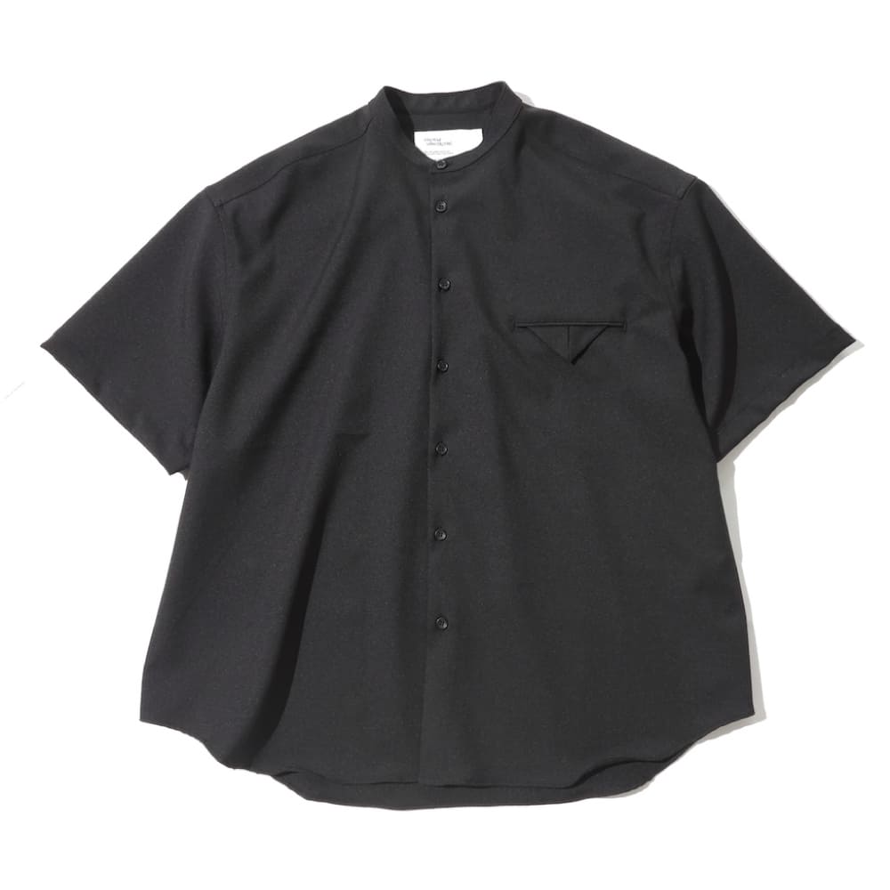 UNTRACE(アントレース) BAND COLLAR SHIRT S/S