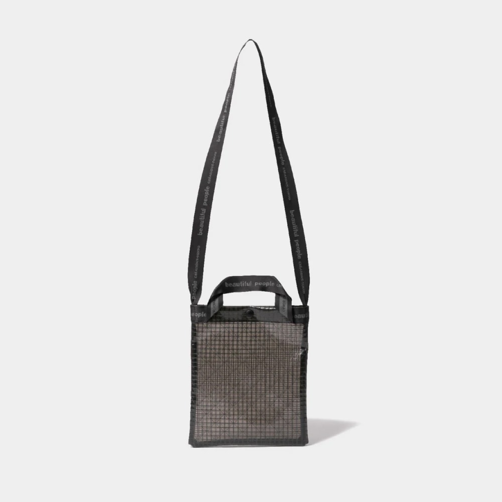 beautiful people(ビューティフルピープル) Vinyl logo tape Sacoche bag