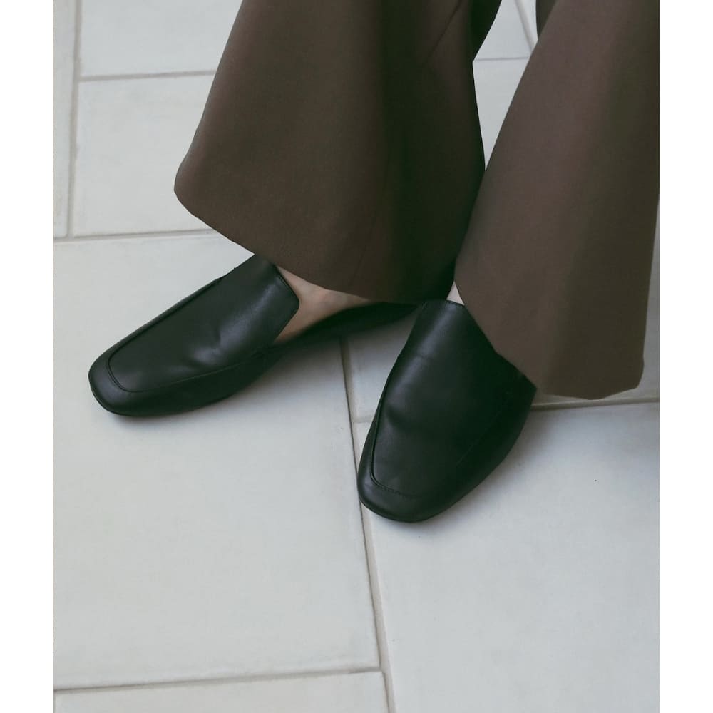 anuke(アンヌーク) Ecoleather Flat Loafers