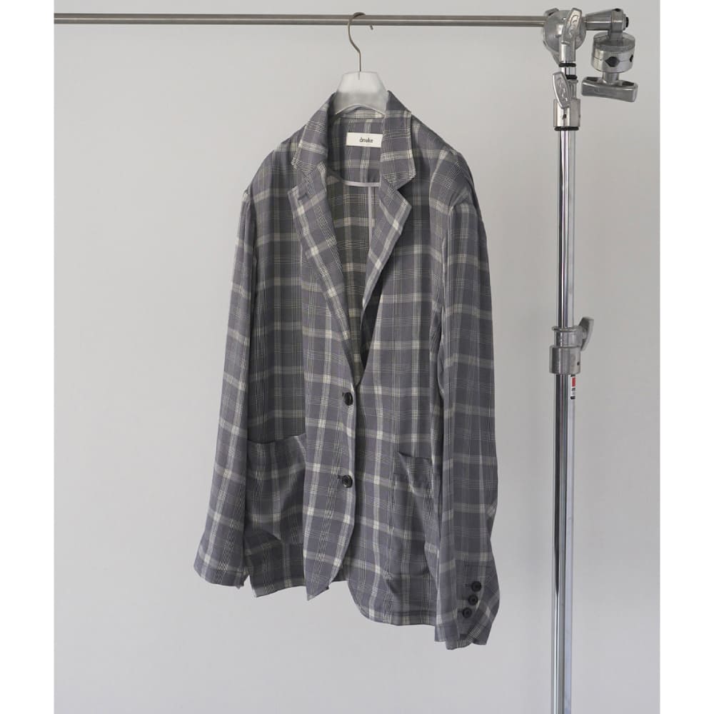 anuke(アンヌーク) Check Over Jacket