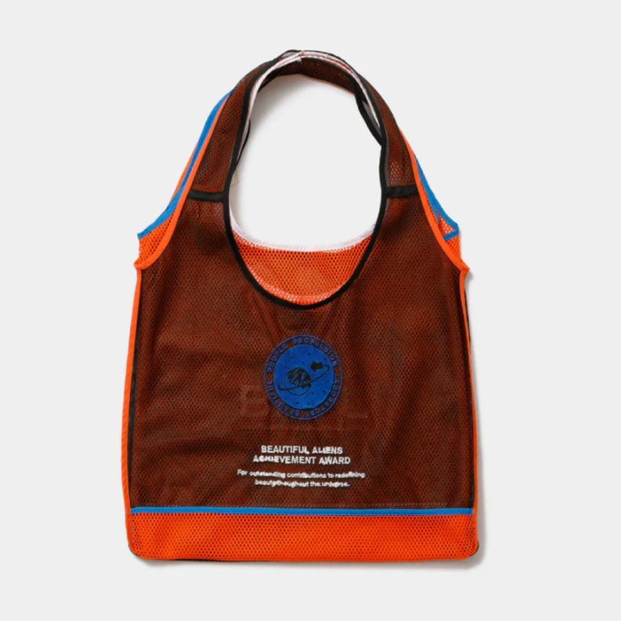 beautiful people(ビューティフルピープル) flip cosmic mesh marche bag