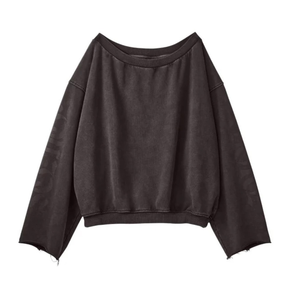 Knuth Marf(クヌースマーフ) off shoulder vintage sweat