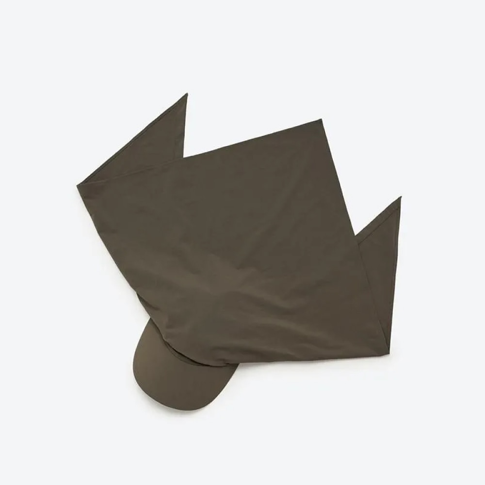 KIJIMA TAKAYUKI(キジマタカユキ) NYLON DETACHABLE SCARF 6PANEL CAP