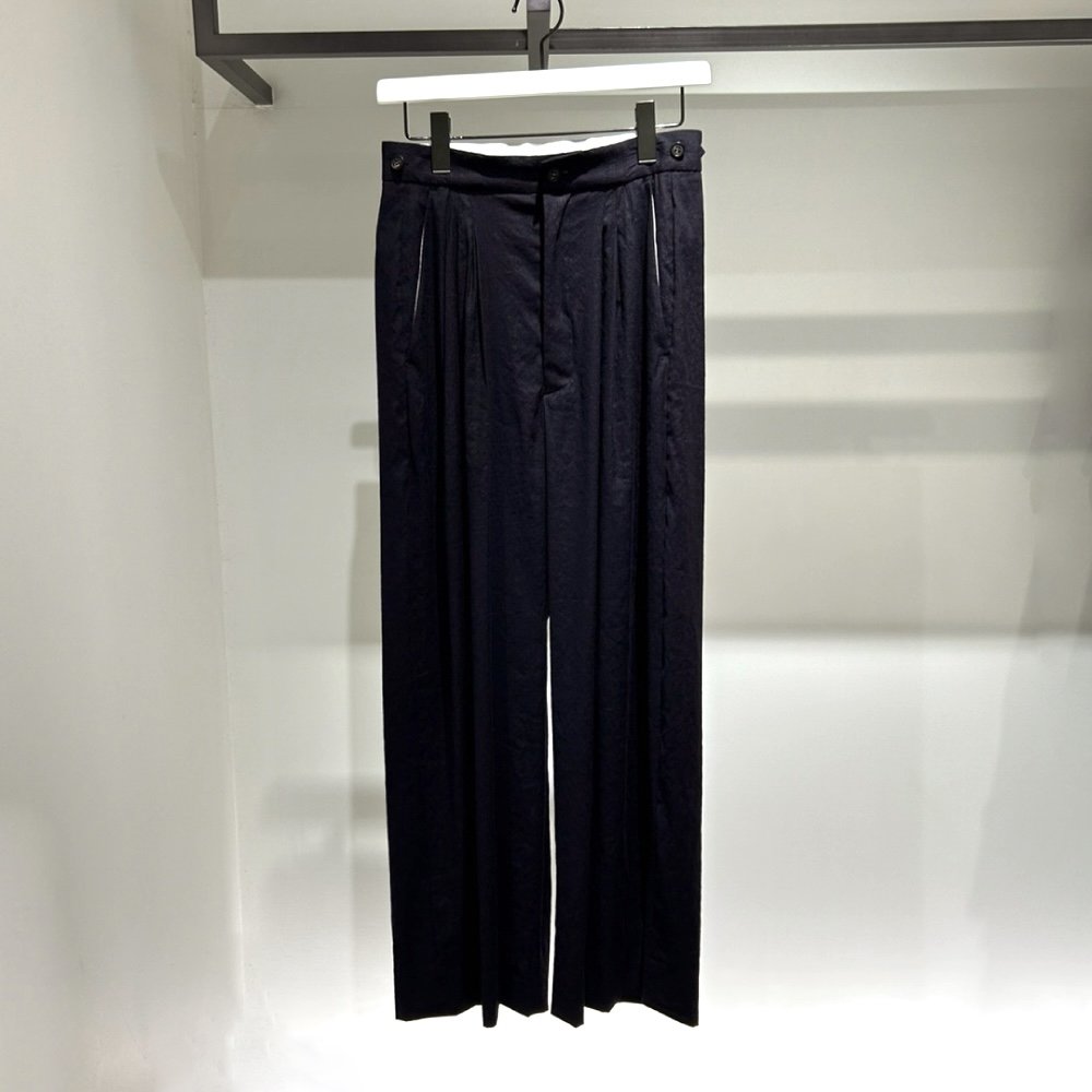 【SALE】Villd(ヴィルド) linen blend tuck pants