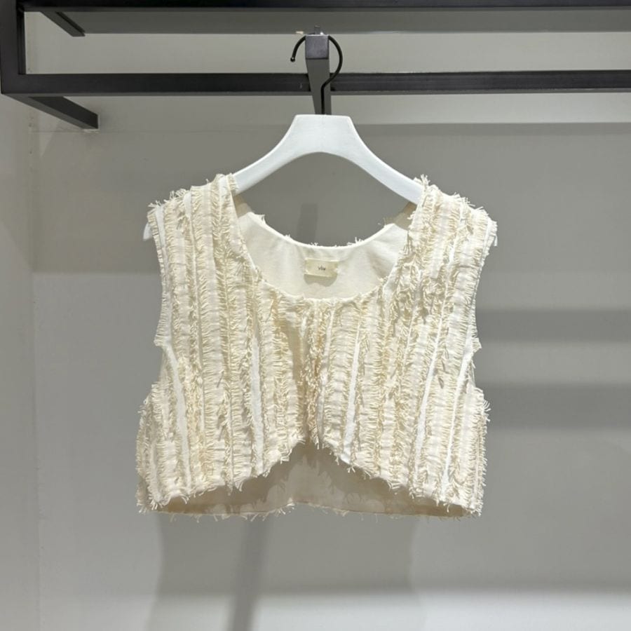 【SALE】Villd(ヴィルド) cut jacquard vest
