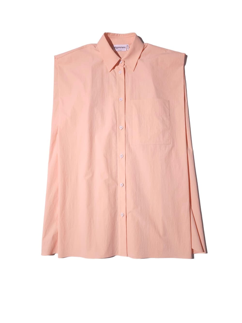 nagonstans(ナゴンスタンス) no-sleeves big shirt