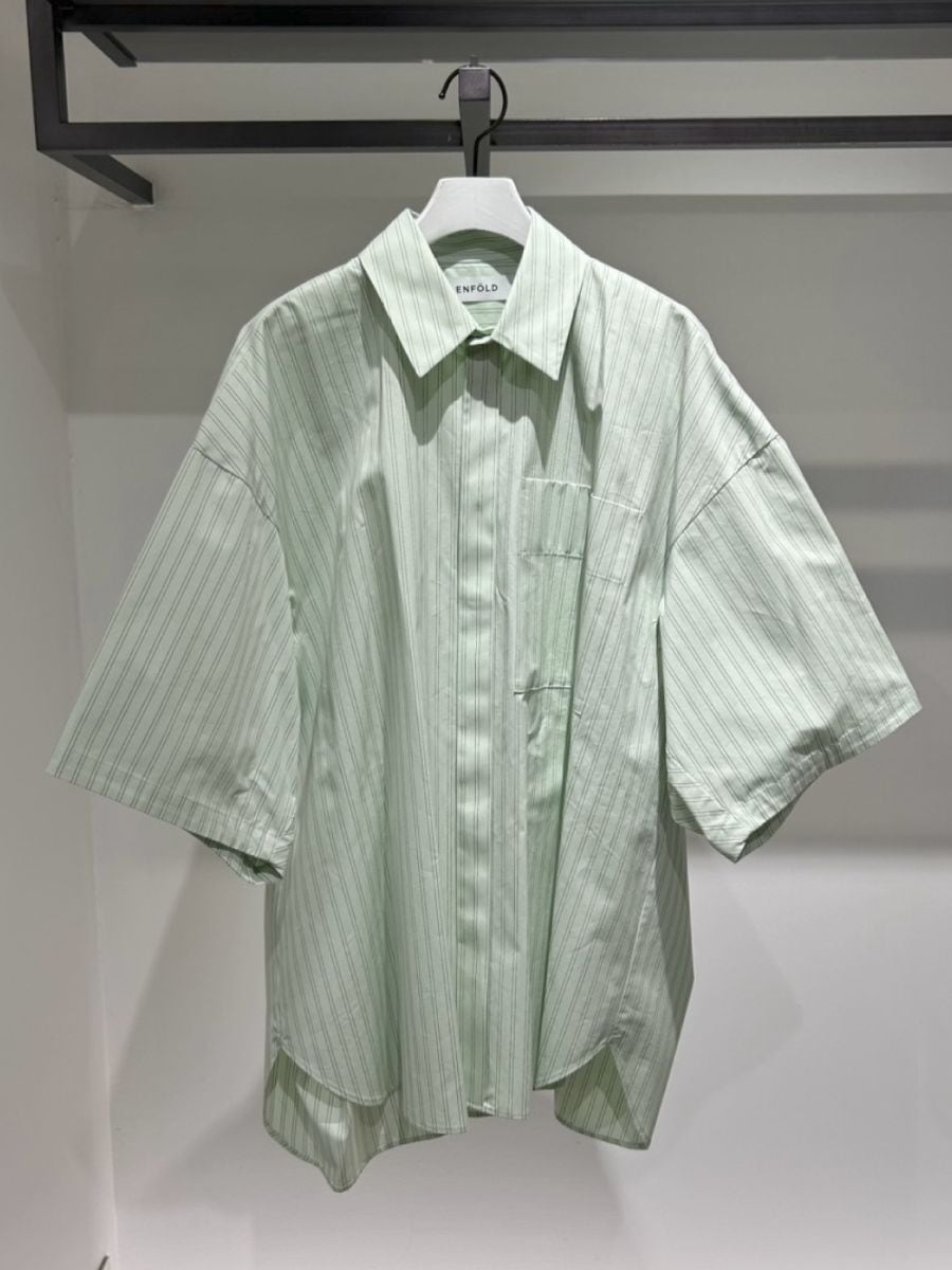 ENFOLD(エンフォルド) 3/4 SLEEVE LOOSE SHIRT