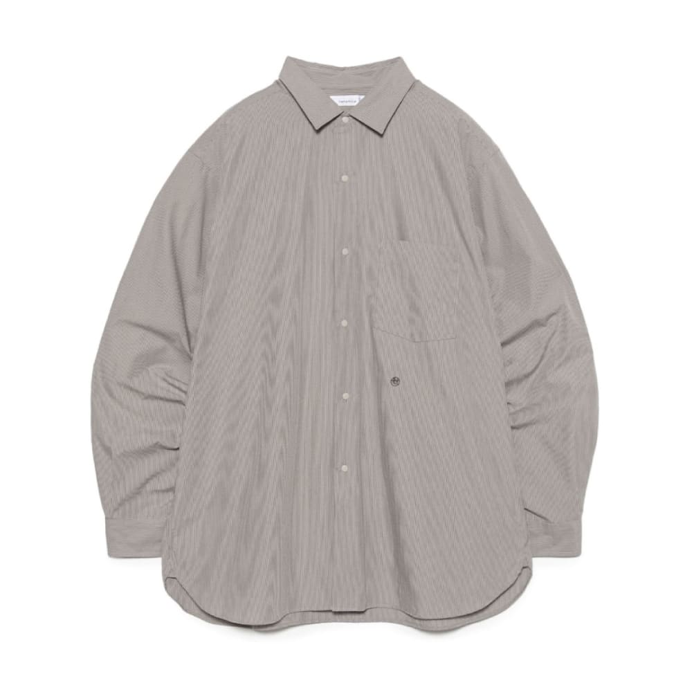nanamica(ナナミカ) Regular Collar Striped Wind Shirt
