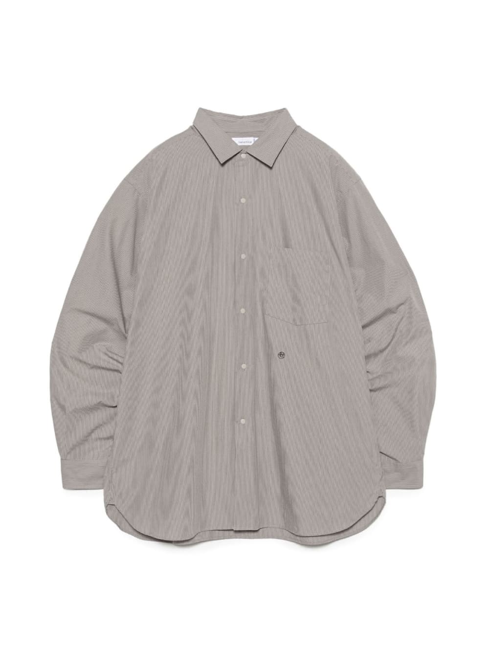 nanamica(ナナミカ) Regular Collar Striped Wind Shirt