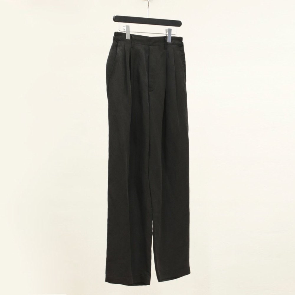 ssstein(シュタイン) SILK LINEN TWILL WIDE EASY TROUSERS
