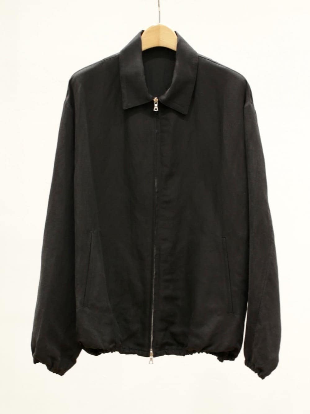 ssstein(シュタイン) SILK LINEN TWILL LIGHT ZIP JACKET