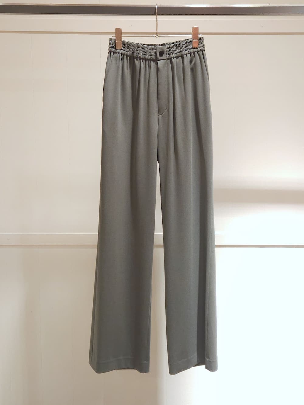 HYKE(ハイク) STRETCH WIDE LEG PANTS