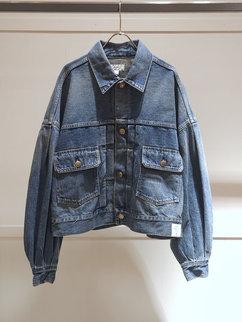 HYKE(ハイク) BALLOON SLEEVE DENIM JACKET TYPE 2