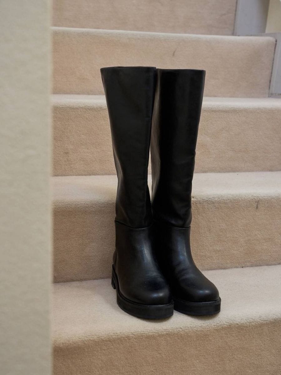 anuke(アンヌーク) Squaretoe Velour Mule - COLDBECK ONLINE（コール