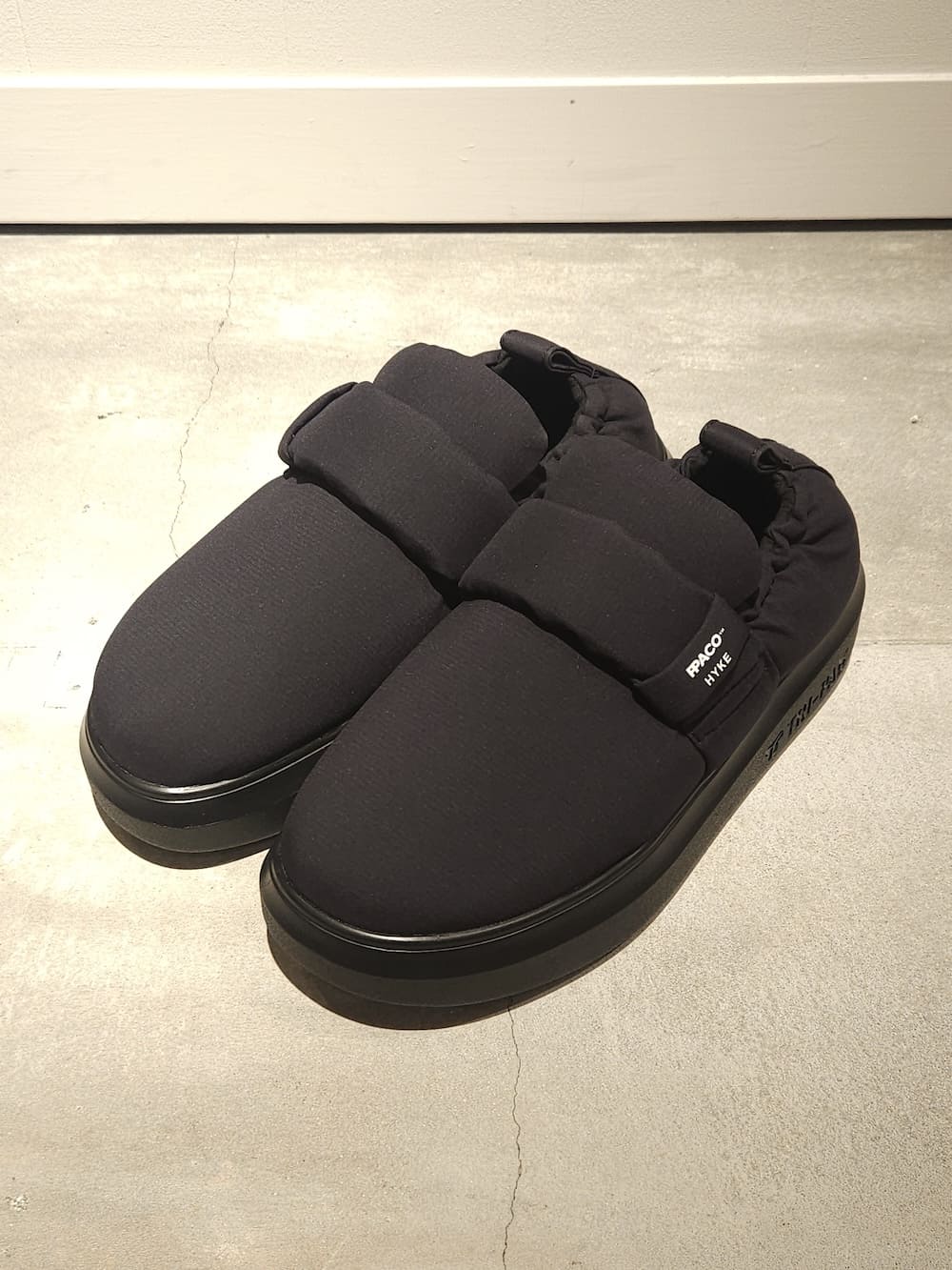 HYKE(ハイク) SOFT-PAD BELT SHOES (FAT SOLE) HYKE Edition PPACO × HYKE