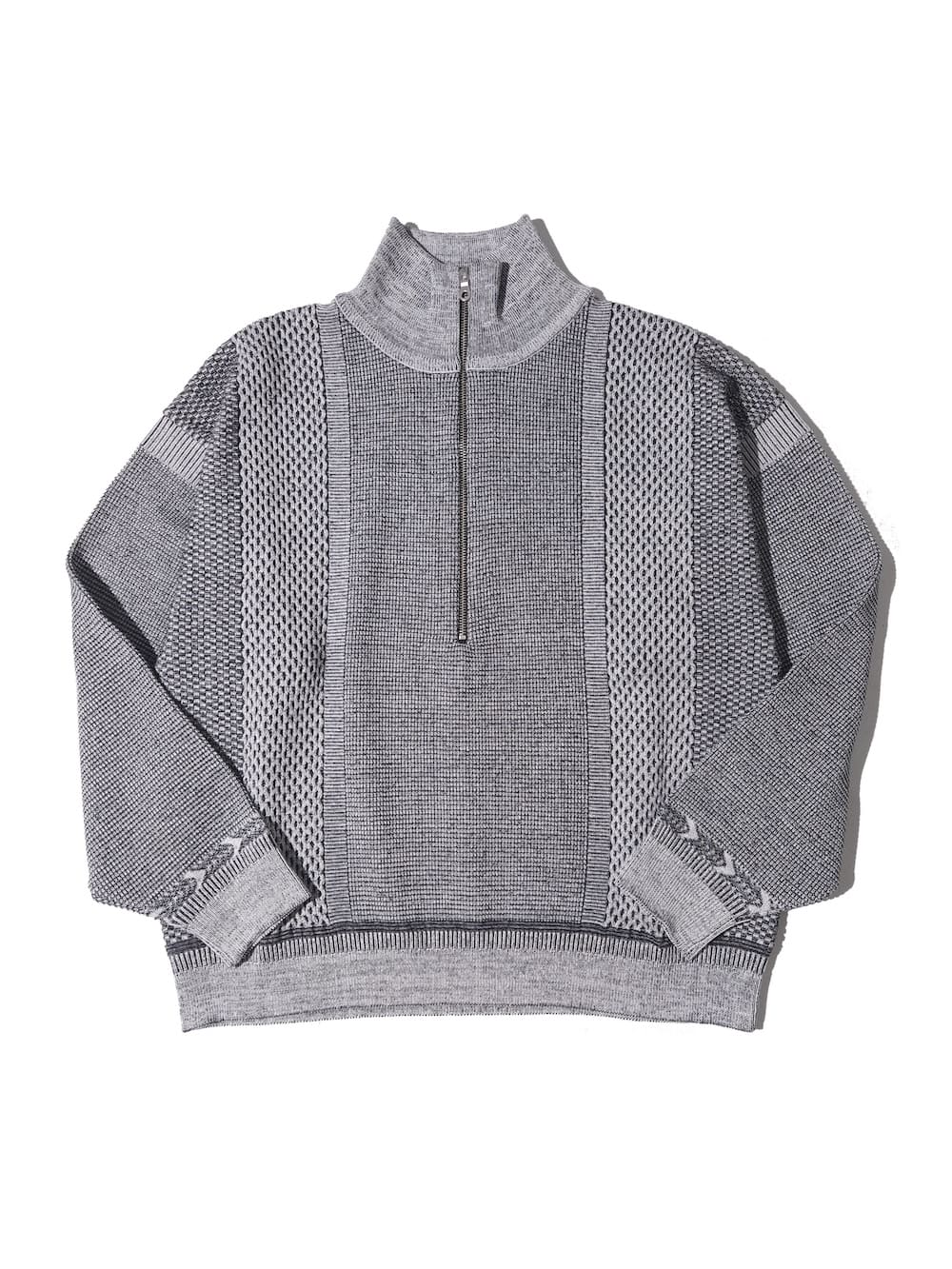 YASHIKI(ヤシキ) Karita Half Zip Knit - COLDBECK ONLINE（コール