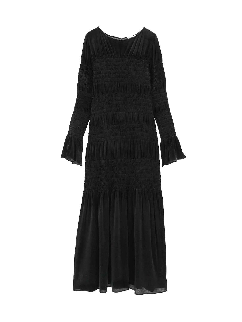 CLANE(クラネ) SHIRRING LONG ONEPIECE - COLDBECK ONLINE（コール