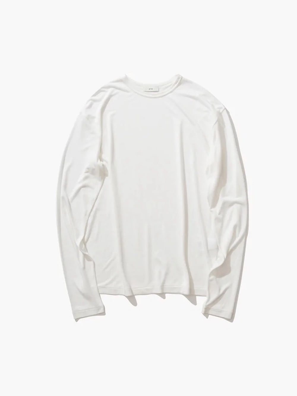 ATON(エイトン) MODAL SILK JERSEY CREW NECK PULLOVER