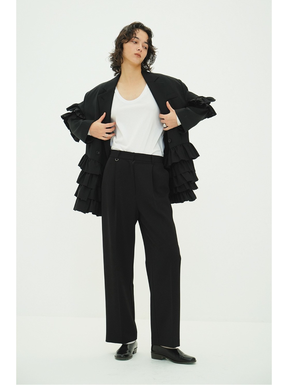 完売　CLANE 2WAY TUCK STRAIGHT PANTS サイズ1 2WAY TUCK STRAIGHT PANTS｜SKIRT/PANTS(スカート/パンツ)｜CLANE