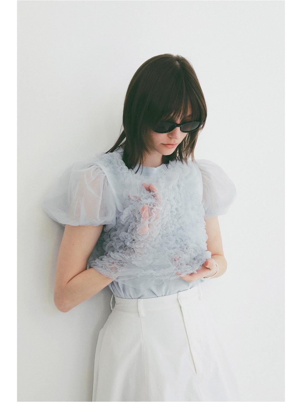CLANE(クラネ) TULLE VEST LAYERED TOPS - COLDBECK ONLINE（コール