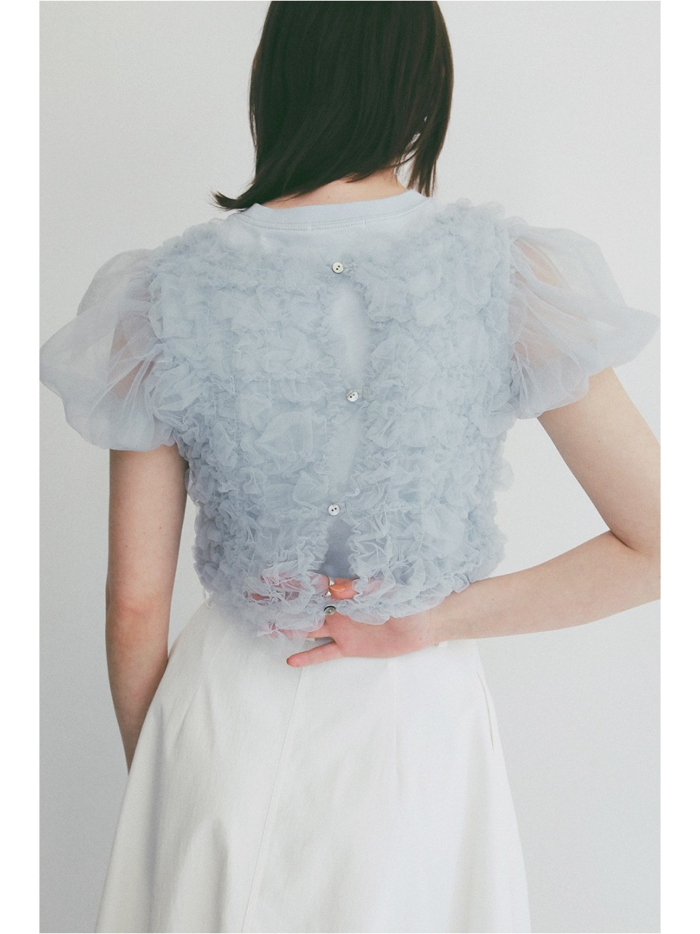 CLANE(クラネ) TULLE VEST LAYERED TOPS - COLDBECK ONLINE（コール