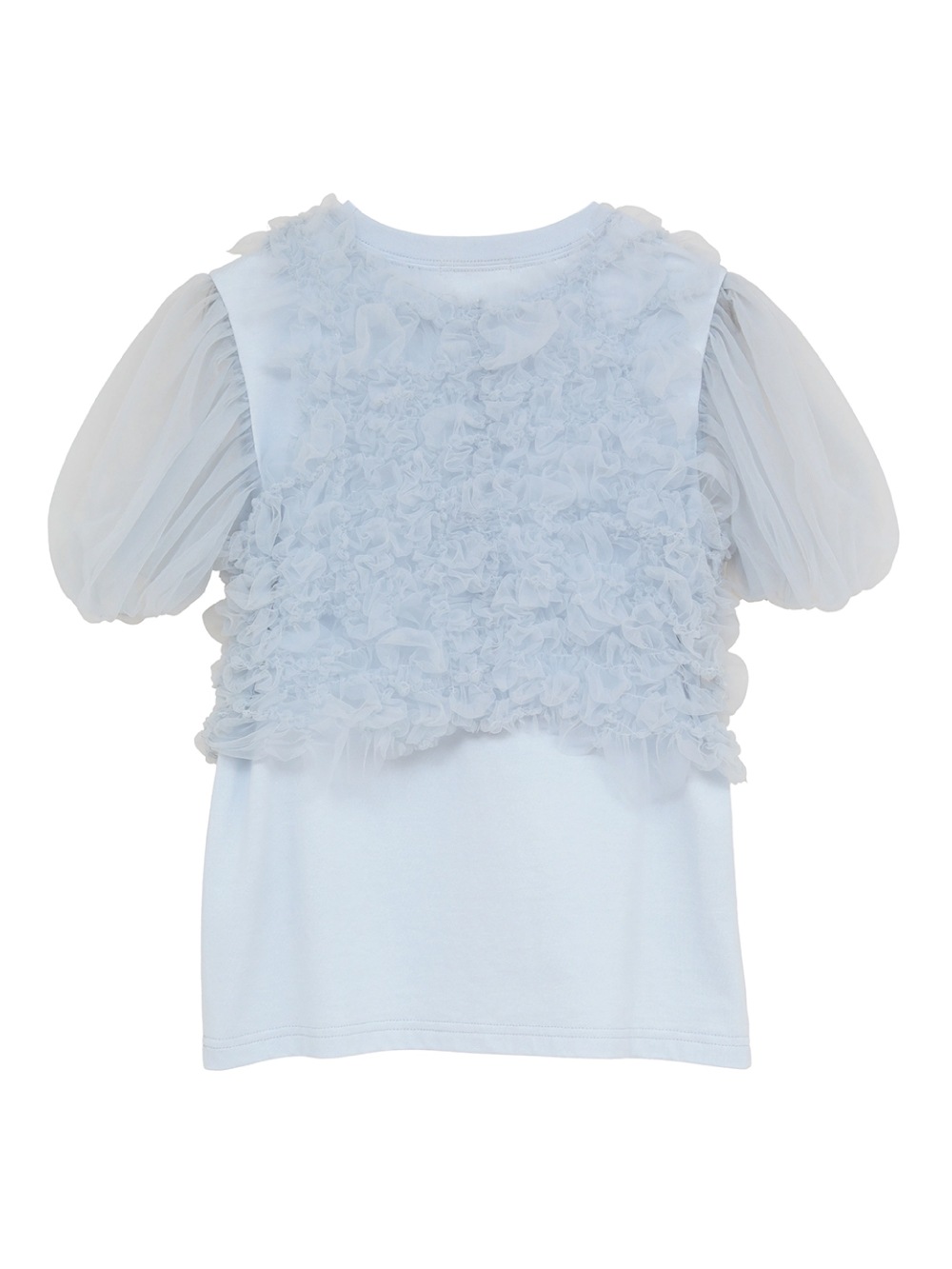 TULLE VEST LAYERED TOPS ホワイト サイズ1 CLANE(クラネ) TULLE VEST LAYERED TOPS - COLDBECK ONLINE（コール