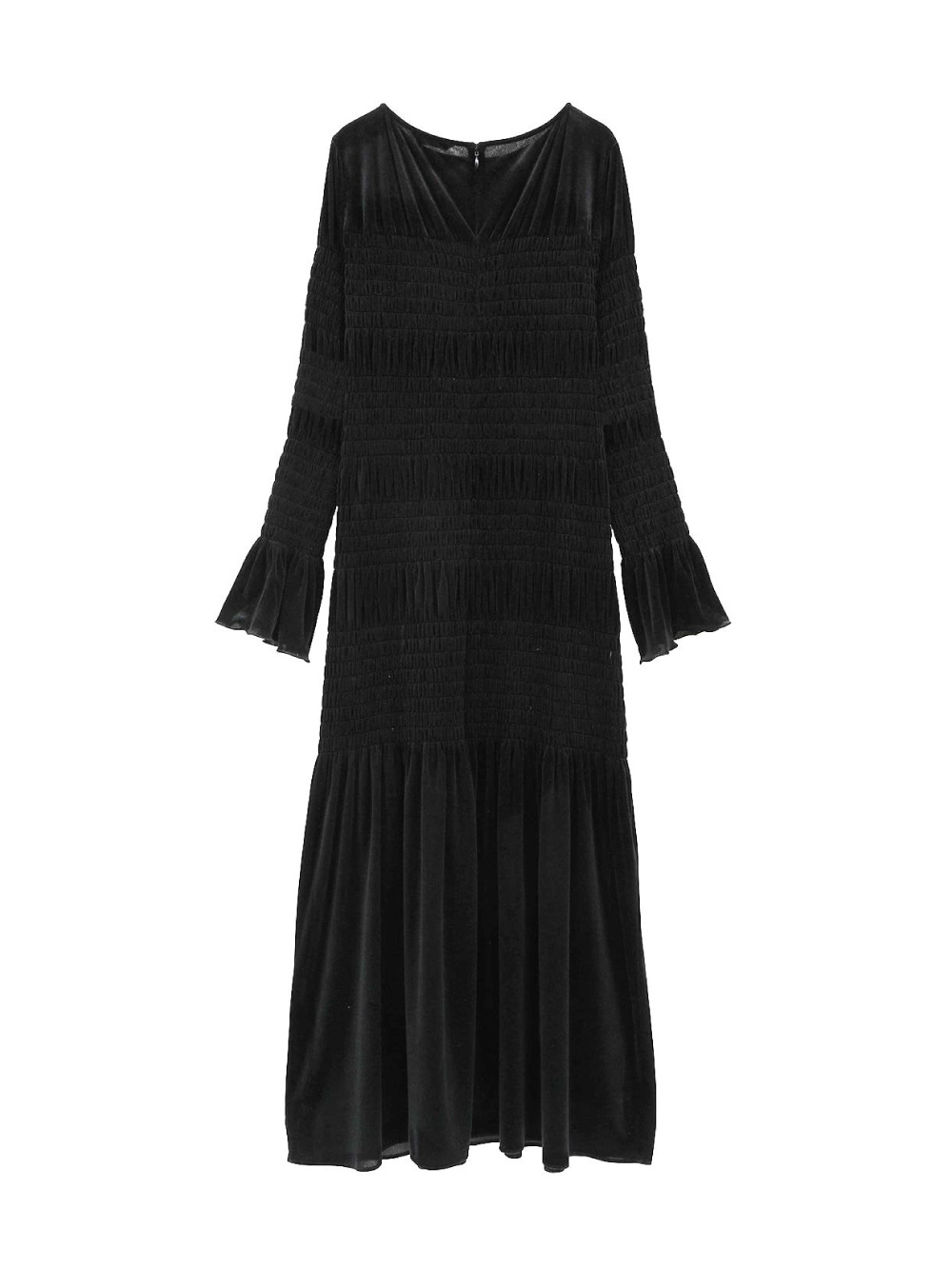 スーツ・フォーマル・ドレス CLANE SHIRRING LONG ONEPIECE CLANE(クラネ) SHIRRING LONG ONEPIECE - COLDBECK ONLINE（コール