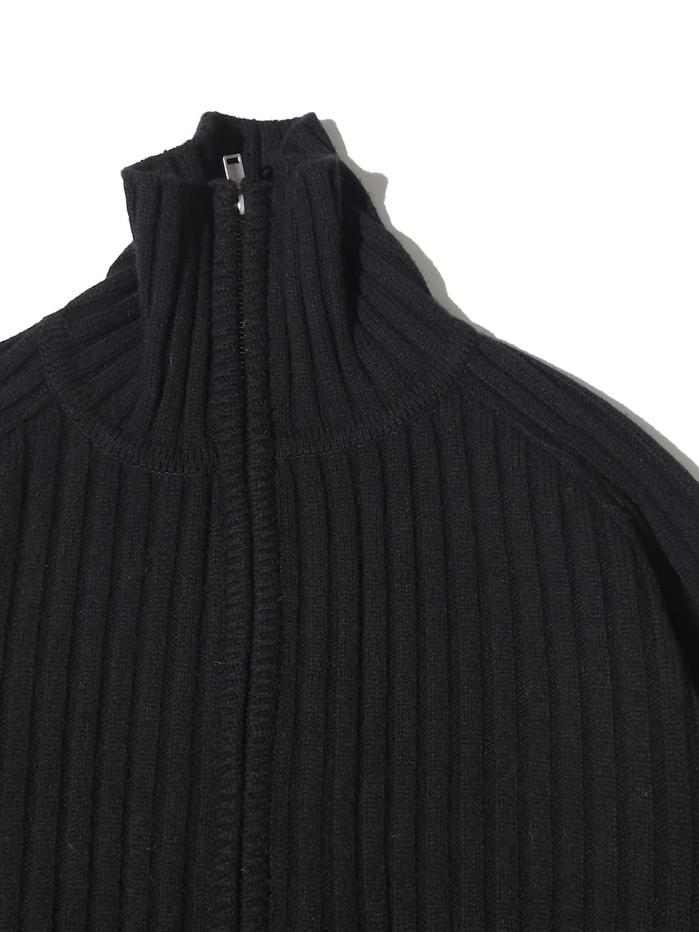 YOKE(ヨーク) Wide Rib Highneck Zip Cardigan - COLDBECK ONLINE