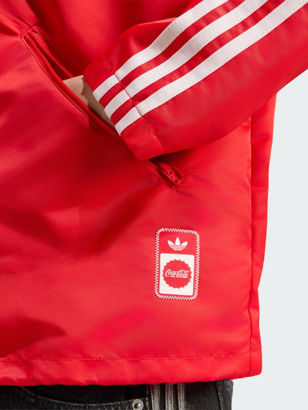 1990 SPFC ＆Coca-Colaバージョン公式戦使用品　本物 adidas Originals(アディダスオリジナルス) NYLON PARKA COCA COLA