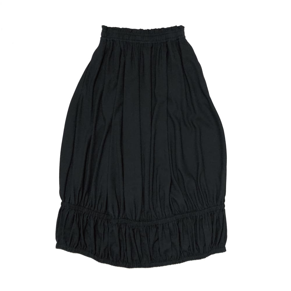 エンフォルド GATHER STRAIGHT SKIRT ブラック ENFOLD(エンフォルド) GATHER SKIRT - COLDBECK ONLINE(コール