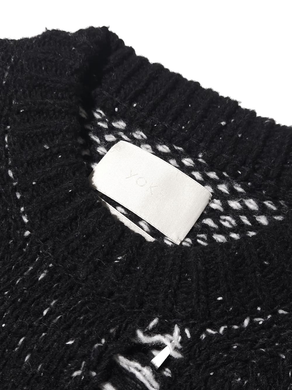 YOKE CREWNECK SWEATER 最終値下げ YOKE - 【残り一点】3color Mix Baby Alpaca Crewneck Sweater