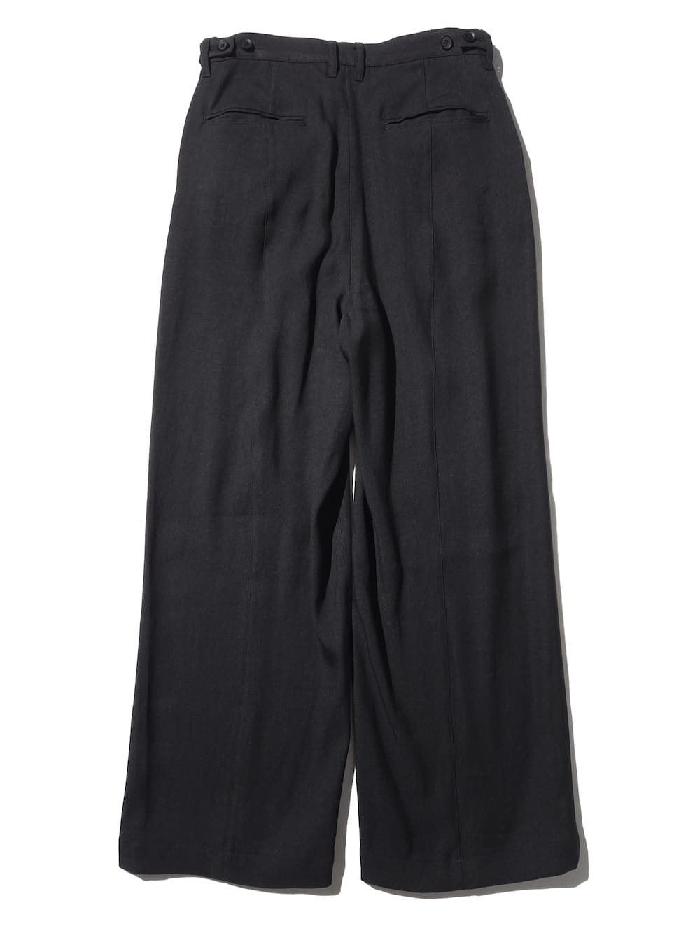 パンツ YOKE LINEN GATHER WIDE TROUSERS Namu Shop - Yoke Linen Acetate Front Gather Wide Trousers