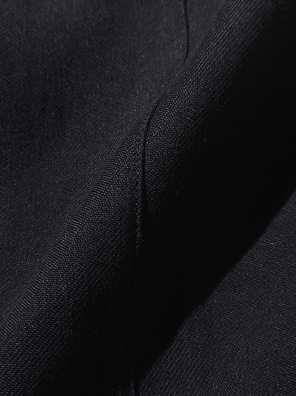YOKE(ヨーク) LINEN ACETATE FRONT GATHER WIDE TROUSERS - COLDBECK