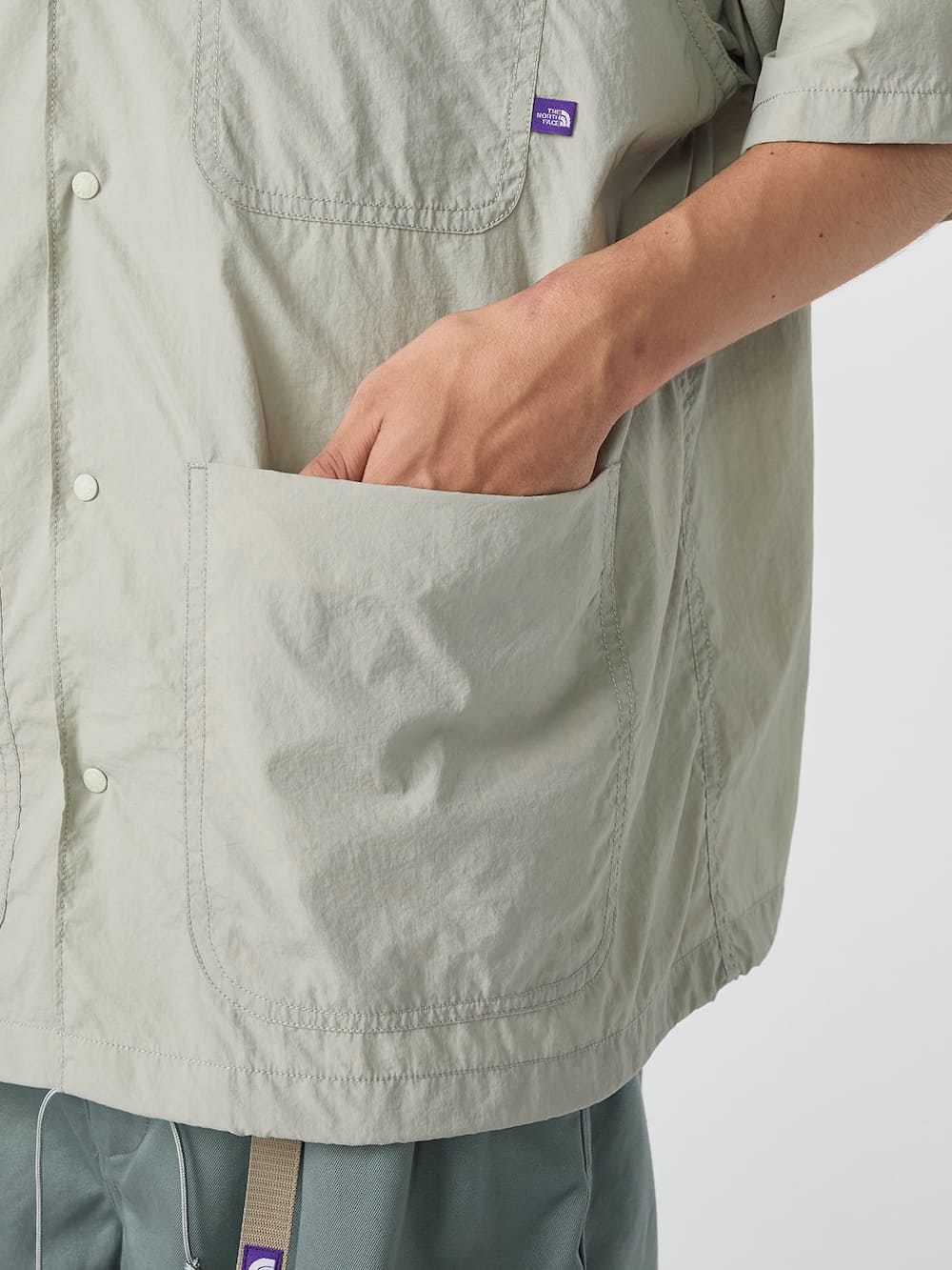 THE NORTH FACE PURPLE LABEL(ザノースフェイスパープルレーベル) Nylon Taffeta Field S/S Shirt